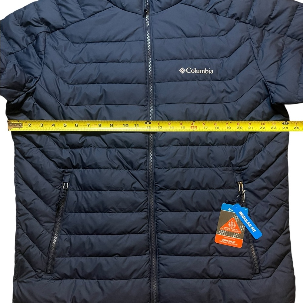 Columbia White Out FS Mens Large Blue Jacket Omni-Heat Thermal Reflective Lining - Picture 3 of 10